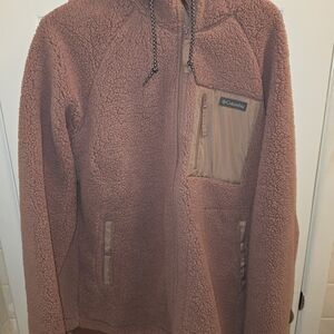 Columbia Fleece Jacket in Mauve